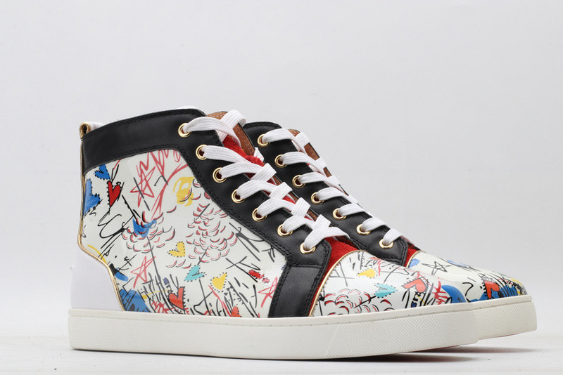 chian louin high top sneaker