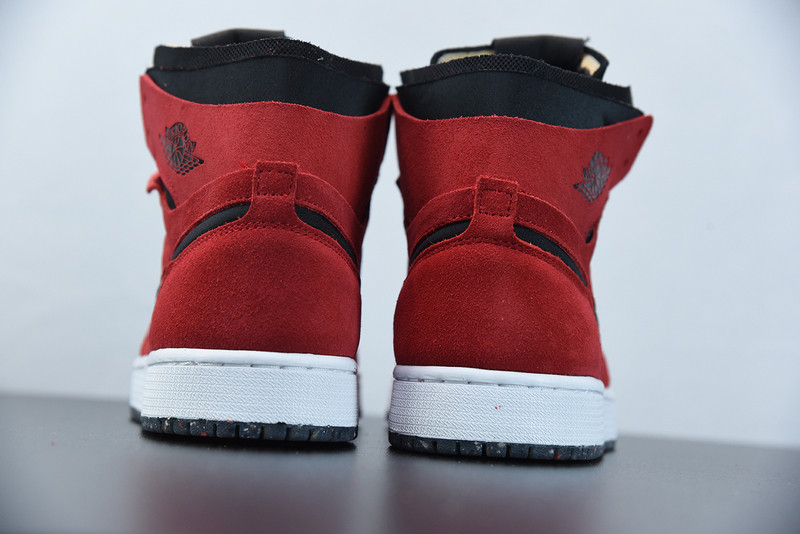 air jordan 1 high zoom air cmft red suede ct0978-600