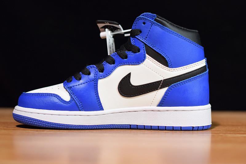 air jordan 1 retro high og bg (gs) "game royal" 575441-403