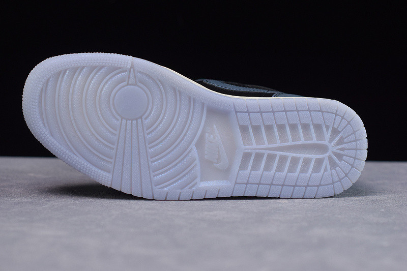 air jordan 1 mid iredescent black (w) bq6472-009