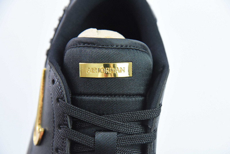 air jordan 1 low method of make “black/metallic gold” fn5032-007