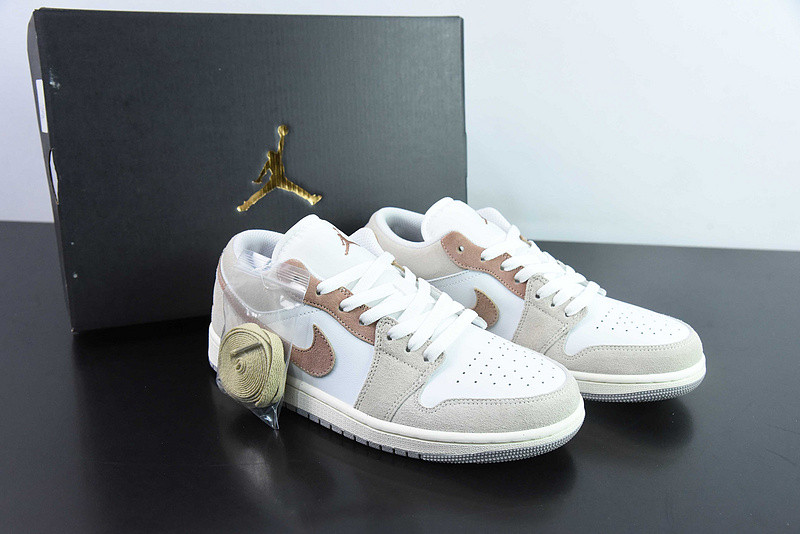 air jordan 1 low light bone archaeo brown hf1567-200