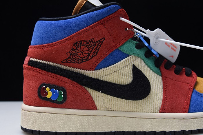 air jordan 1 mid se fearless blue the great cu2805-100