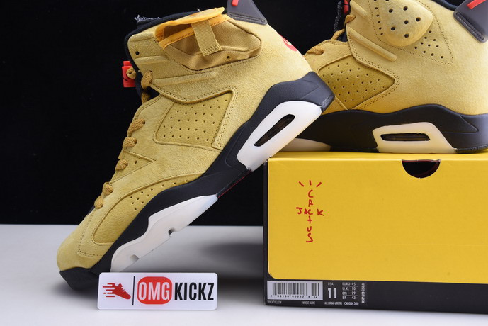 air jordan 6 yellow x travis scott cn1084-300